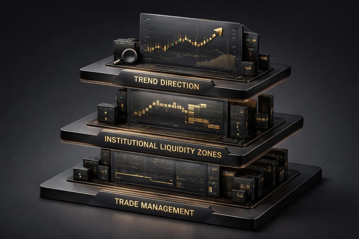 Three decision layers in option trading